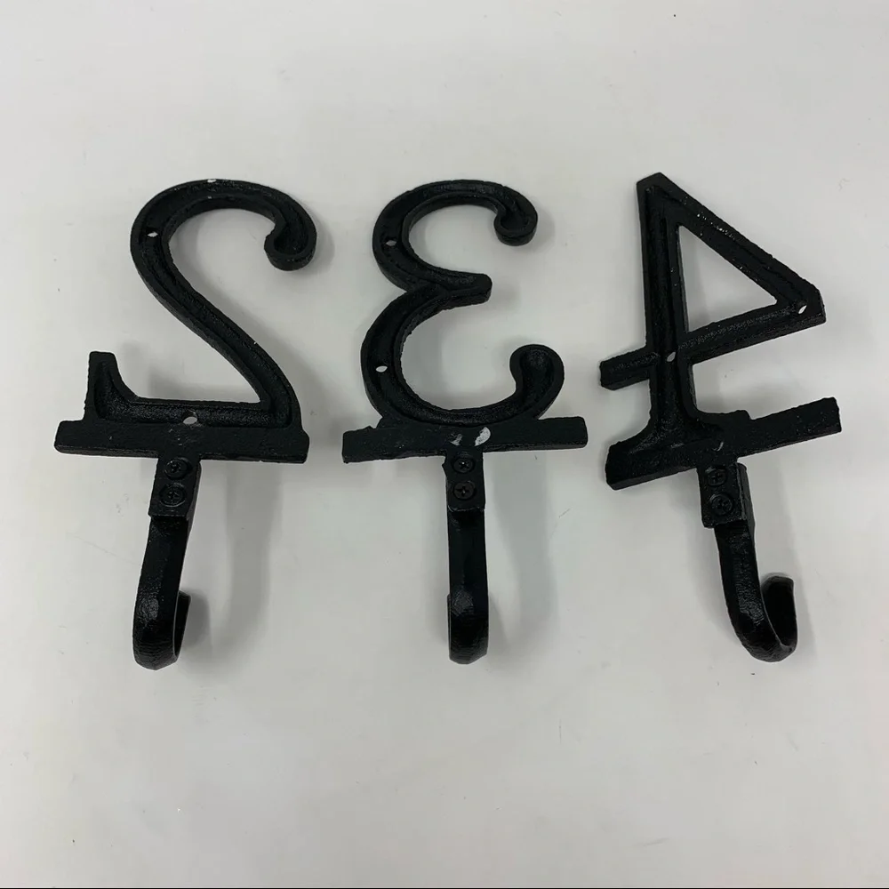 Target Black Number Wall Hooks - 2, 3, 4